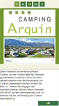 Mobile Screenshot of camping-arquin.it